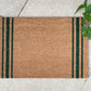 Small 3 Stripe Racing Green Doormat