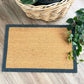 Large Doormat With Charcoal Border