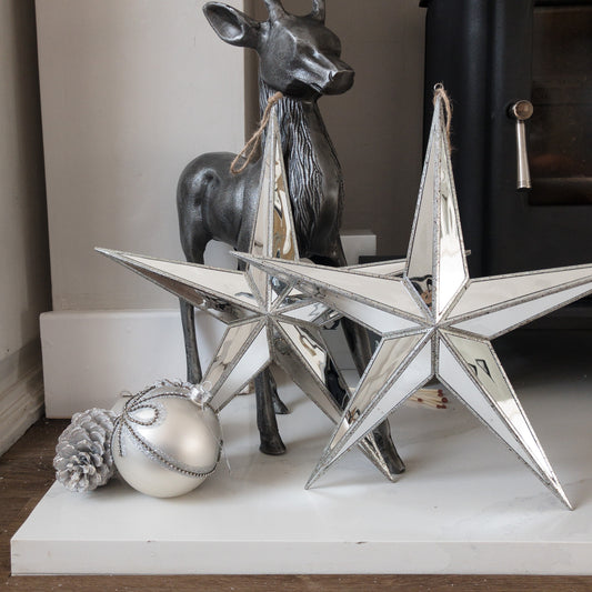 Mirror Star Ornament - Set of 2
