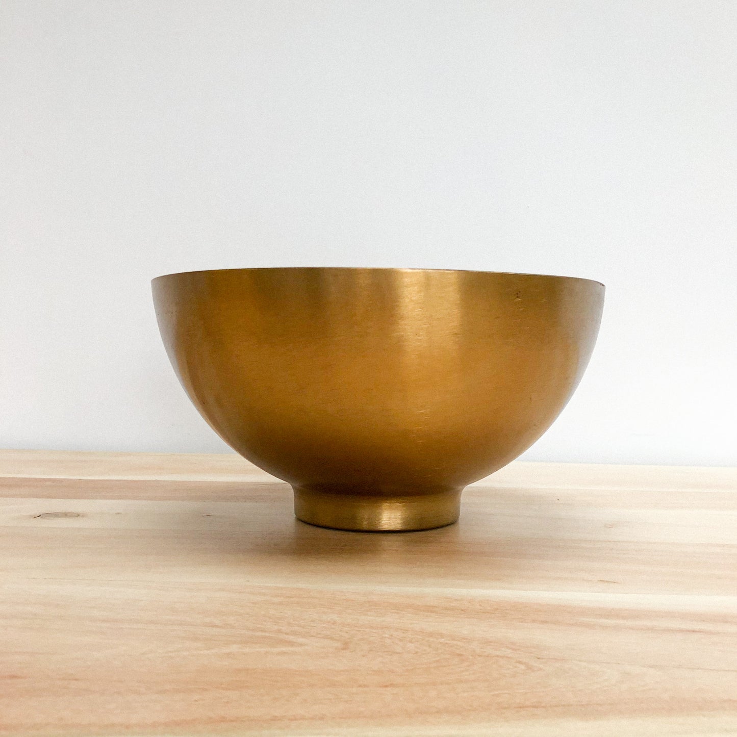 Brass Enamel Bowl - Mauve